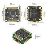 Gran oferta, pila de controlador de vuelo de 21/30 "con AM32 BLHeli 65A 4 en 1 ESC y BEC para drones de carreras de larga distancia DIY